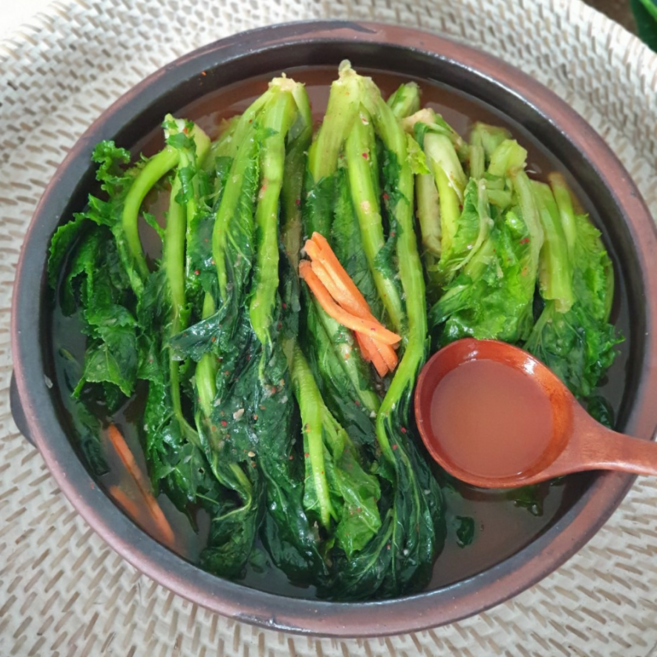 30년장인 돌산 여수 갓물김치, 1박스, 3kg