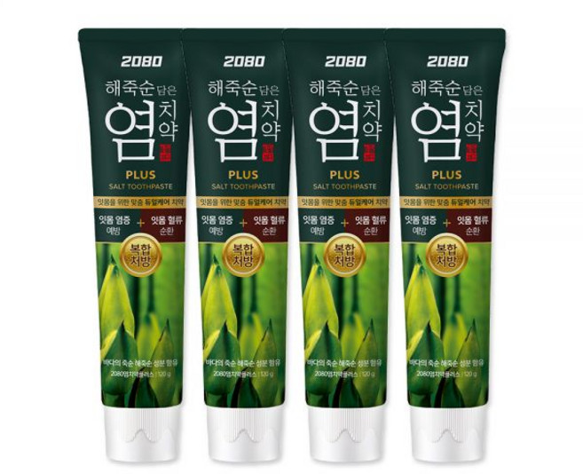 2080 염치약플러스 해죽순 120g 4개