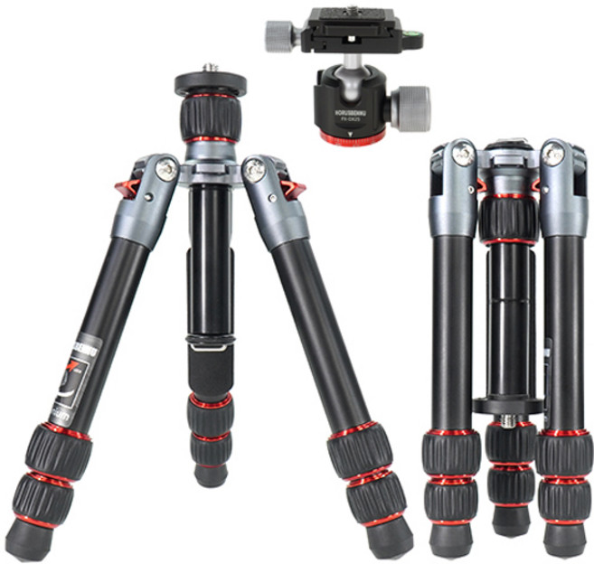 호루스벤누 FX-MV3A 메탈 미니삼각대 + FX-DX25 볼헤드, 1개