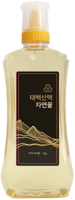 자연에서 온 자연벌꿀 국산 자연산 태백산맥 그린벨트 아카시아꿀, 1kg, 1개