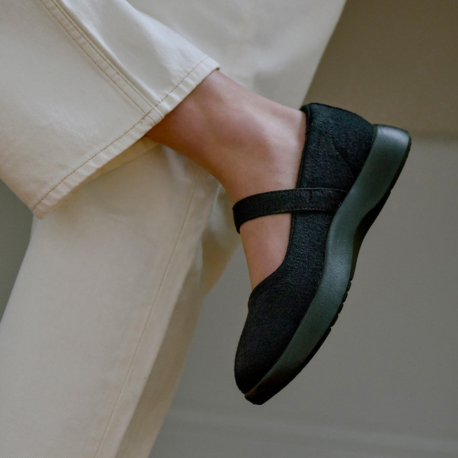 르무통 레츠 발 편한 메리노울 메리제인 운동화