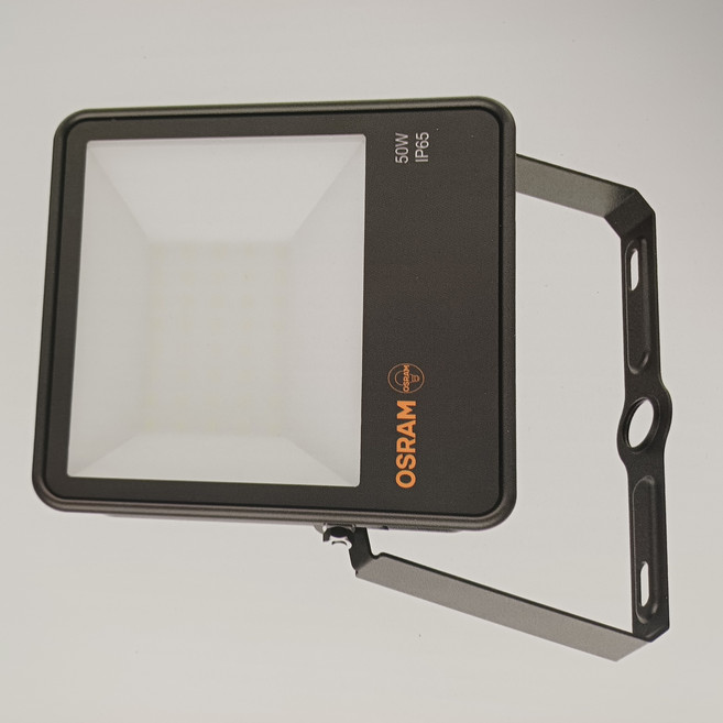 오스람 LED 투광기 50W 블랙 투광등 공장등 보안등 방수 옥외 외벽 조명, 블랙바디 주광색