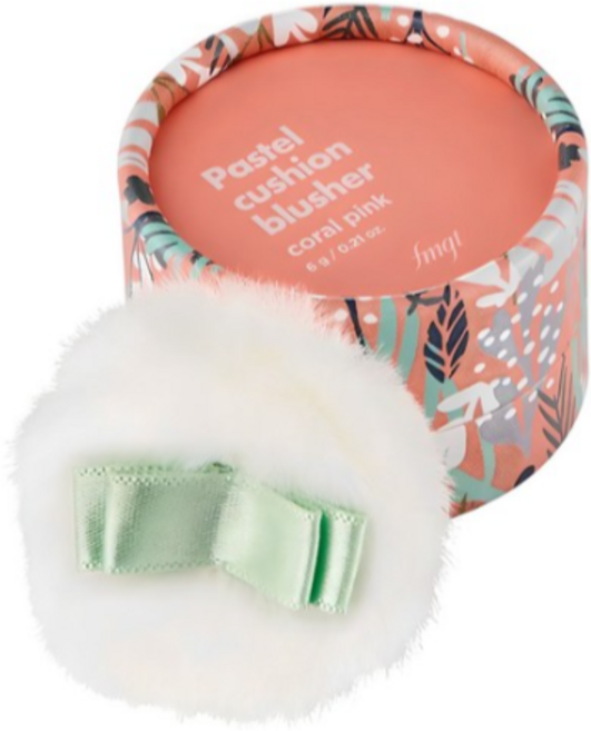 더페이스샵 파스텔 쿠션 블러셔 6g, 02 CORAL PINK, 10개