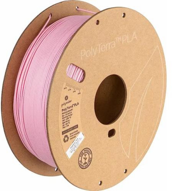 POLYMAKER 폴리메이커 폴리테라 PLA 필라멘트 매트 3D 프린터 1.75mm 1kg, 009-1kg Sakura Pink (Hex Code:, 1개, 17) Sakura pink