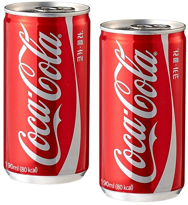 코카콜라 190ml 60캔입 ala8321hY, 1세트, 11.4L