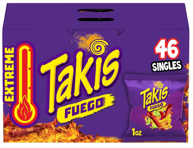 타키스 푸에고 롤드 토르티야 칩, 46개, 28g
