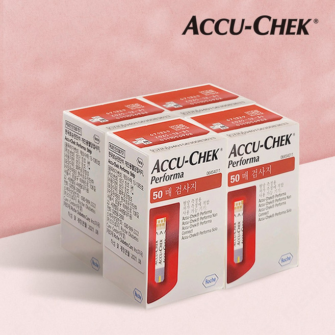 아큐첵 퍼포마 혈당측정지, 6개, 50개입