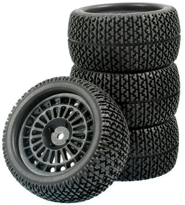 75mm 오프로드 타이어 휠 Wltoys 144001 호환 RC 자동차 HSP, 08 C black