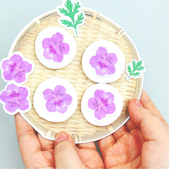 전통문화 화전 만들기 진달래 봄꽃 노인정 유치원 설날 학교 초등생 체험 학원 민속