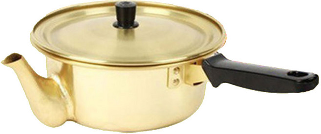 짜장라면냄비 주전자냄비 18~22cm 짜장냄비 양은 라면냄비 불닭뽁음면냄비 이국주계란탕냄비 이국주주방용품, 1개, 편수냄비, 18cm