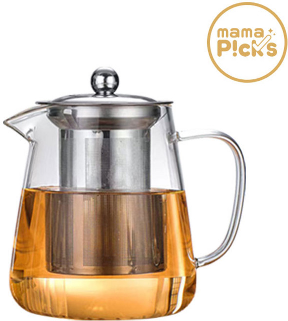 마마픽스 차주전자 티메이커 내열유리 티포트, 티포트-750ml, 1개
