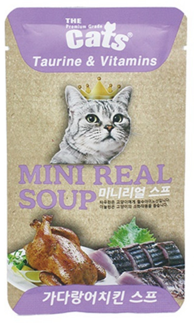 더캣츠 미니리얼스프 40g 20개입 가다랑어치킨, 가다랑어, 20개