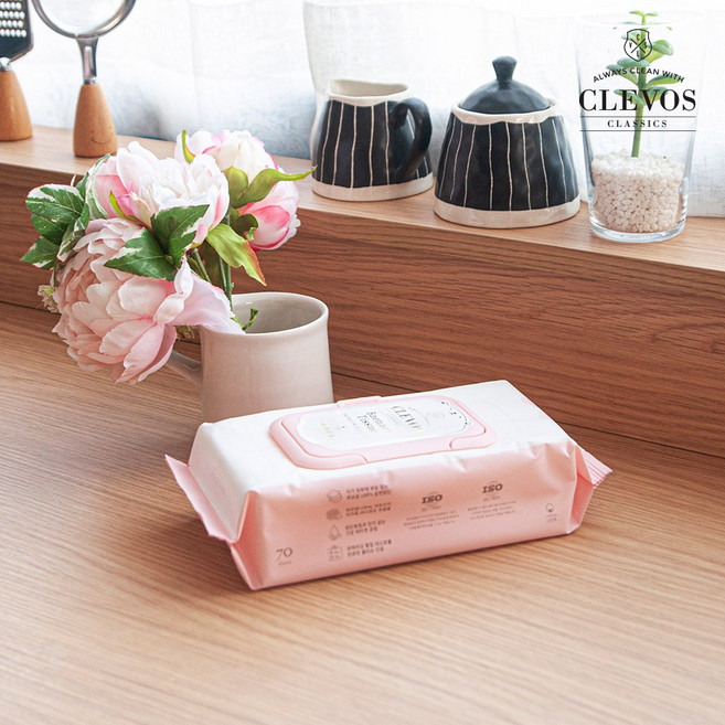 클레보스 배냇 아기물티슈 휴대캡형, 20매, 12개