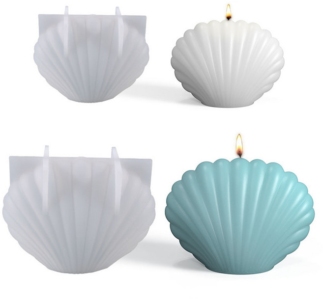 실리콘몰드/입체 조개몰드/선택, _11043_대, 1개