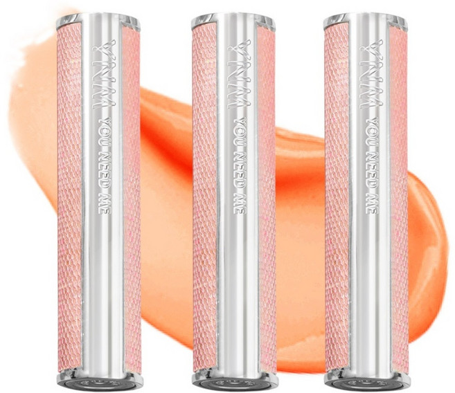 YNM 허니 립밤 세트, 3g, 3개, 03 캔디 허니립밤 오렌지레드