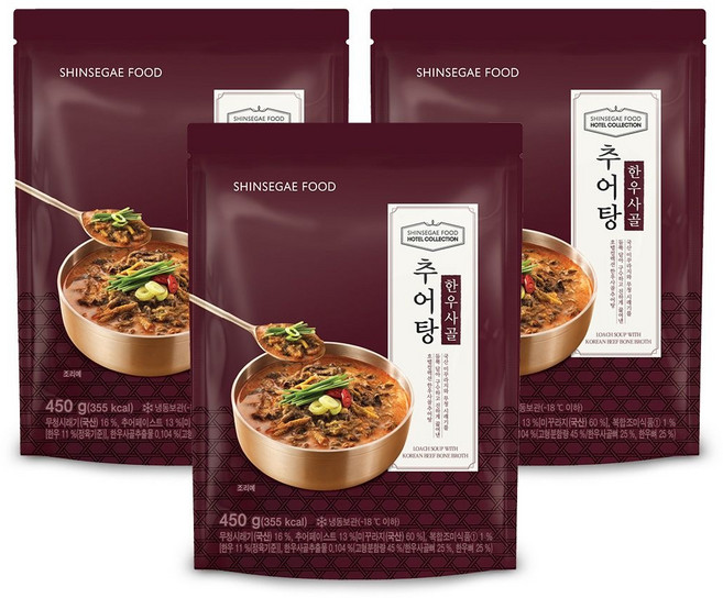 호텔컬렉션 한우사골 추어탕 450g 3팩
