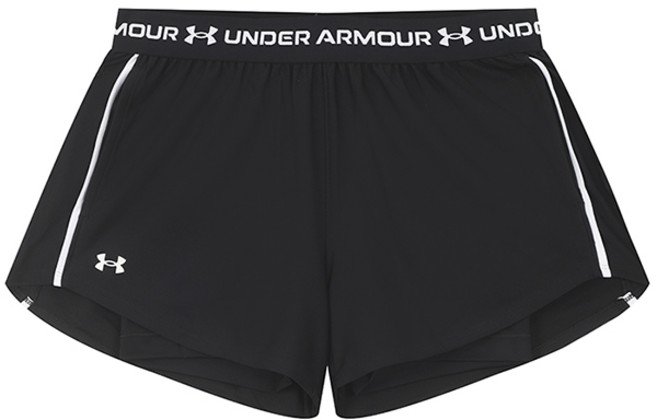 언더아머 테크 여성 트레이닝 반바지 플레이 업 투인원 쇼츠