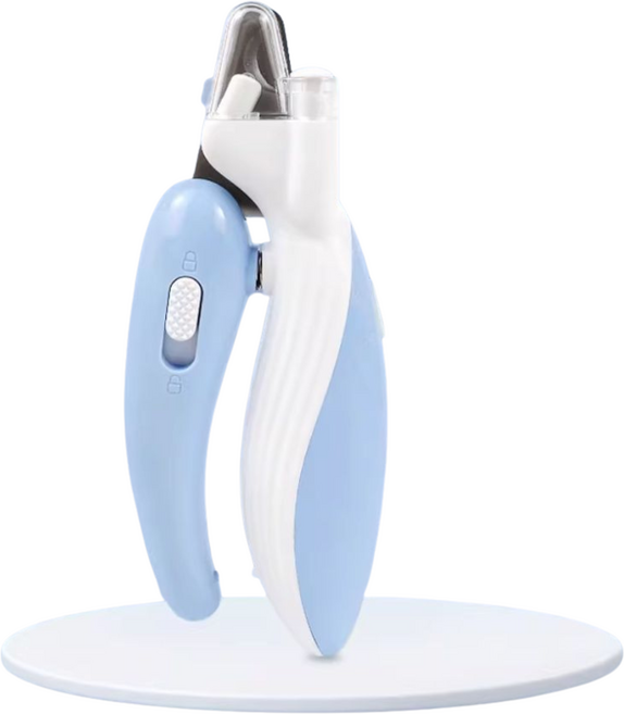 안전 LED 고양이 강아지 반려동물 발톱깎이, 1개, 블루