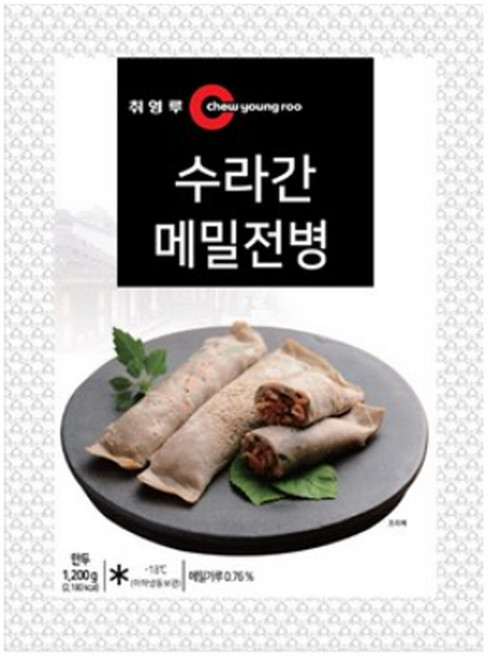 취영루 수라간 메밀전병1.2kg, 1.2kg, 2개