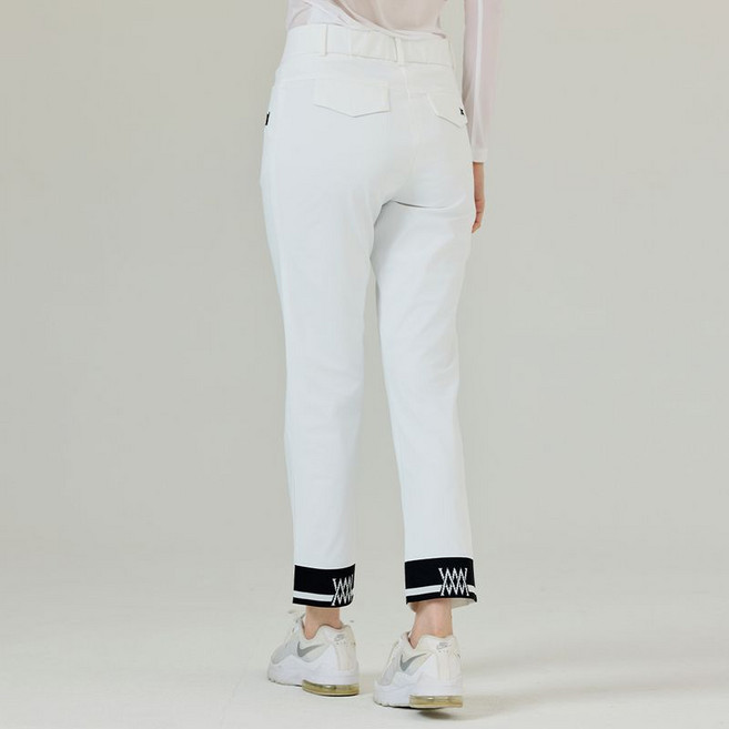 제이투제이 여성골프웨어 자가드포인트 뒷밴딩 썸머 골프팬츠