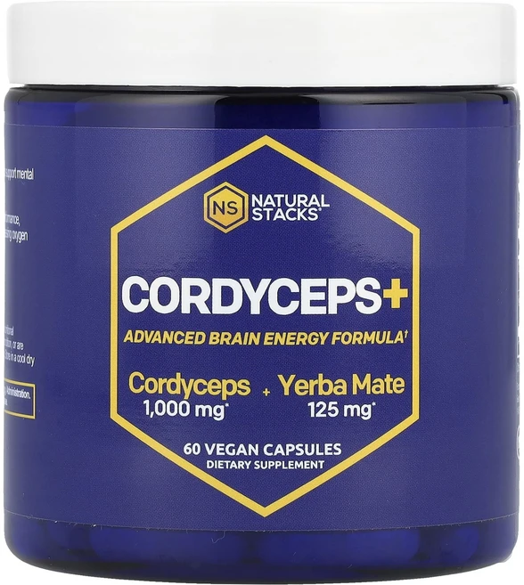 귀한영양제입니다 Natural Stacks 동충하초+ 베지 캡슐 60정 곧 다나가요, 1개 - 쿠팡