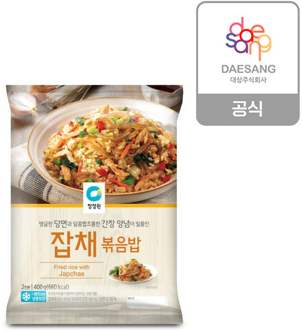 청정원 잡채볶음밥 400g x 8개