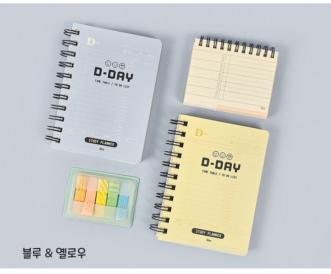 수능 스터디 플래너 4개월 디데이 다이어리, 블루