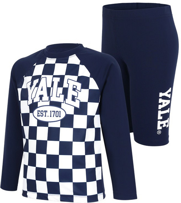 예일 키즈 아동 키즈 주니어 래쉬가드 상하의 세트 23YMAQ218