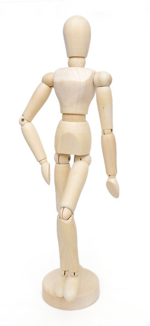 오꿈 구체관절 목각인형 데생 스케치 미술용품 인체모형 마네킹 세트, 04 관절인형 (30.5cm) 여자
