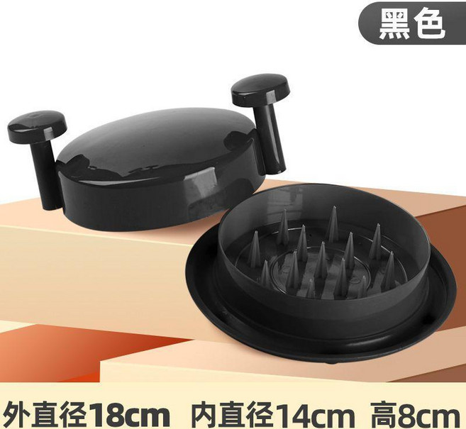 닭가슴살 분리기 샐러드 야채 닭고기 찢는 육류 도구 주방 폴드포크, 2. 블랙 2개