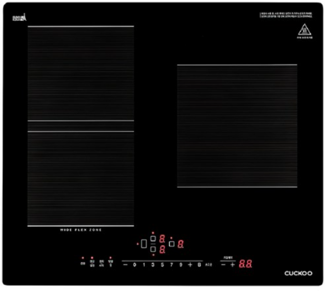 쿠쿠 인덕션 레인지 3구, CIR-C301FB(블랙콤비), 빌트인