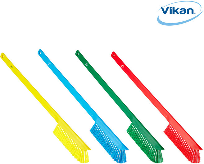 [바이칸] 롱 슬림 틈새브러쉬 미디움, 빨강, 1개