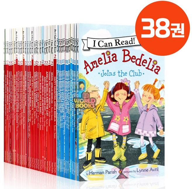 국내 무배 최신 아멜리아 베델리아 38권 세트 Amelia Bedelia 아이캔리드1 2단계 영어원서