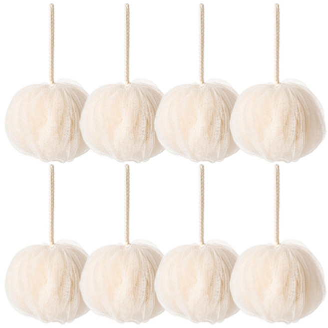 소하임 크림 왕샤워볼 60g 8개, 베이지, 1개입