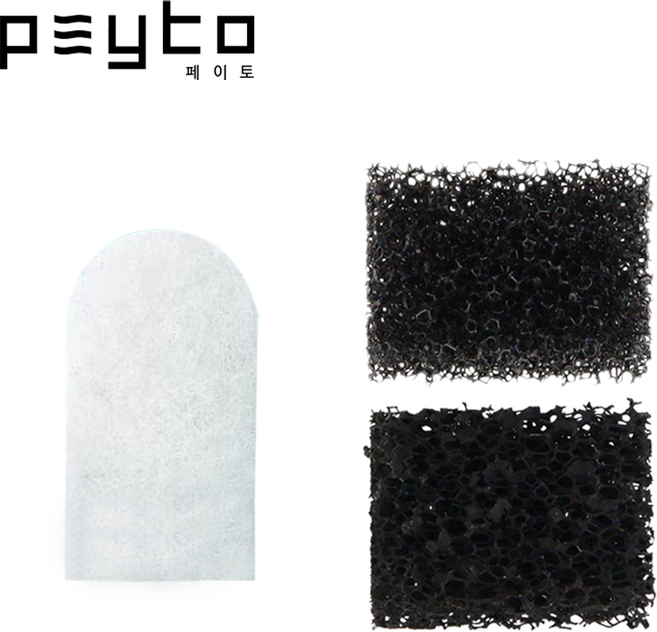 페이토 바람개비 걸이식여과기 3중 리필필터 [2개입], 1개