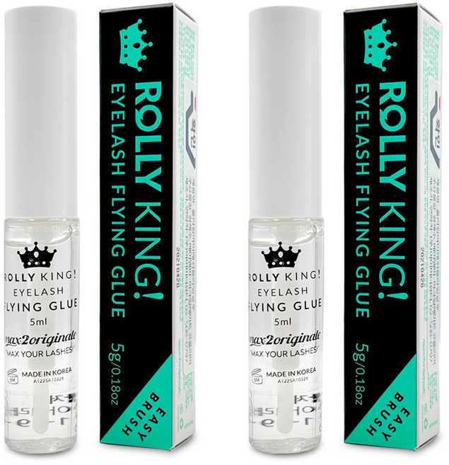 롤리킹 속눈썹펌 글루 5ml, 2개