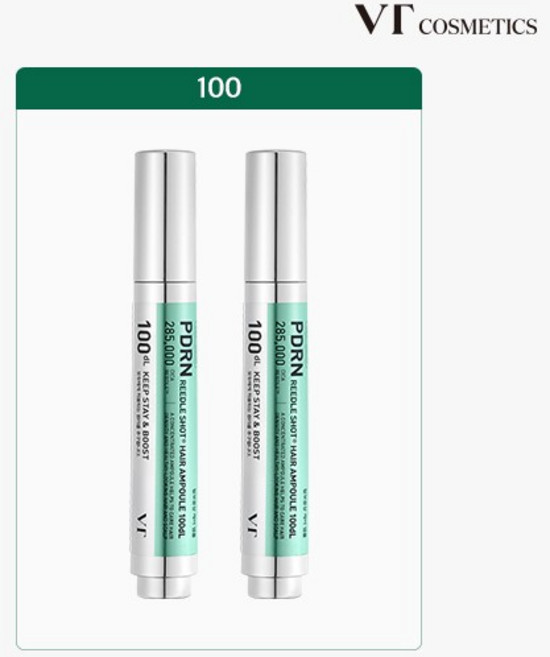 [VT/최초공개] PDRN리들샷 두피앰플 100X2개, 100ml