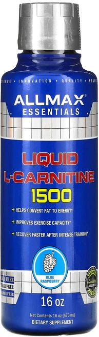ALLMAX 액상 l-카르니틴 1500 블루 라즈베리 473ml(16oz), ALLMAX액상l카르니틴1500블루라즈베리473ml16, 1개, 473ml - 쿠팡