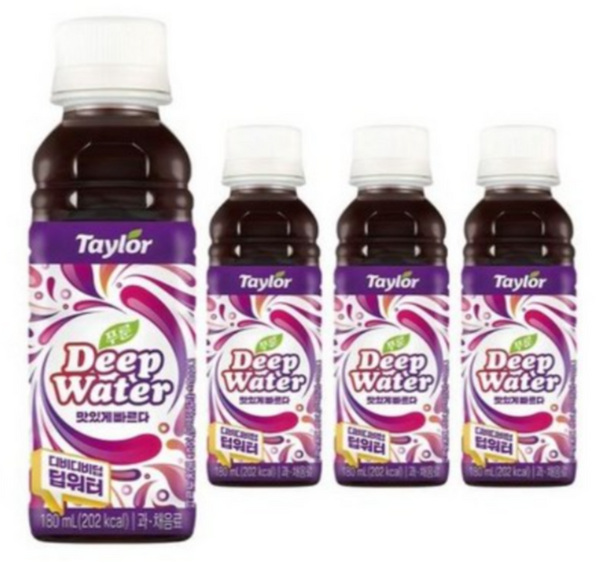 테일러 푸룬 딥워터, 180ml, 4개