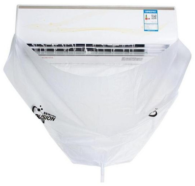 에어컨 어에컨커버 에어컨청소 세측1.5p 이하의 수도관 에어컨이있는 방수 에어컨 청소, f, 1개