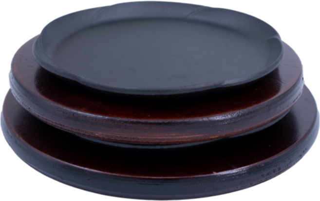 무쇠 주물 꽃무늬팬 소 대 그릴팬 스테이크 철판 구이팬 옥수수콘, 1개