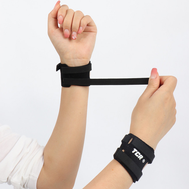 TCR 손목보호대 양 손목 세트(2개) TFCC, 핑크, 1개