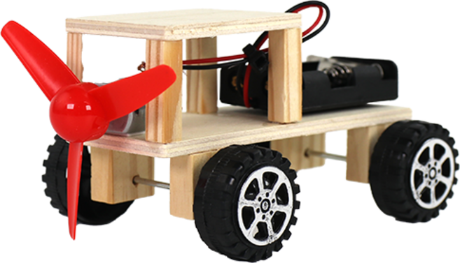 전기 풍력 자동차 만들기 탄소중립 STEAM 과학실험 키트, 1개