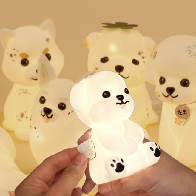 멍냥이 조명 타투 무드등 강아지 고양이 입체모형 DIY 키트 만들기 미술놀이 집콕놀이 답례품