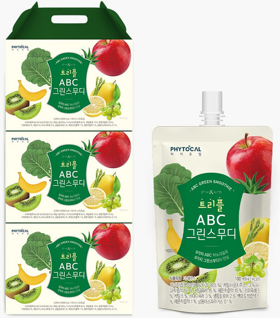 파이토컬 트리플ABC그린스무디, 60개, 100ml