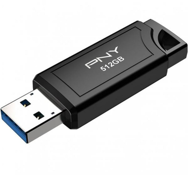 usb 호환 정품 백업 512GB PNY PRO Elite V3 USB 3.2 Gen 2 플래시 드라이브 – 최대 1000MBs 읽기 800MBs 쓰기 프로페셔널 데이터 저장, 1개
