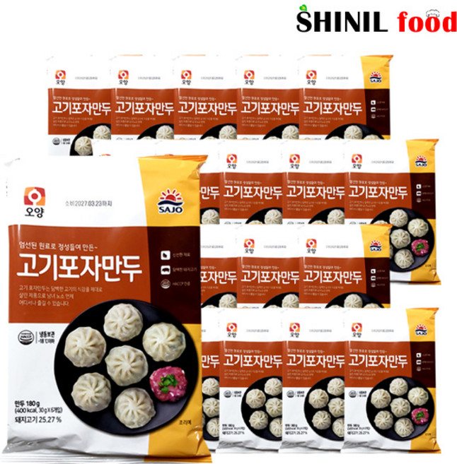 사조오양 고기포자만두 180g x 이십개, 1개, 3.6kg
