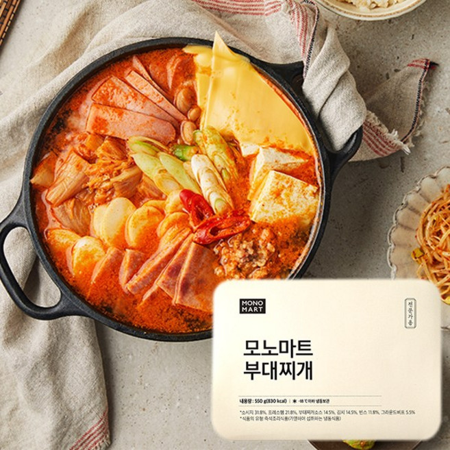 주식회사 엘에프푸드 모노 부대찌개 550g, 1개