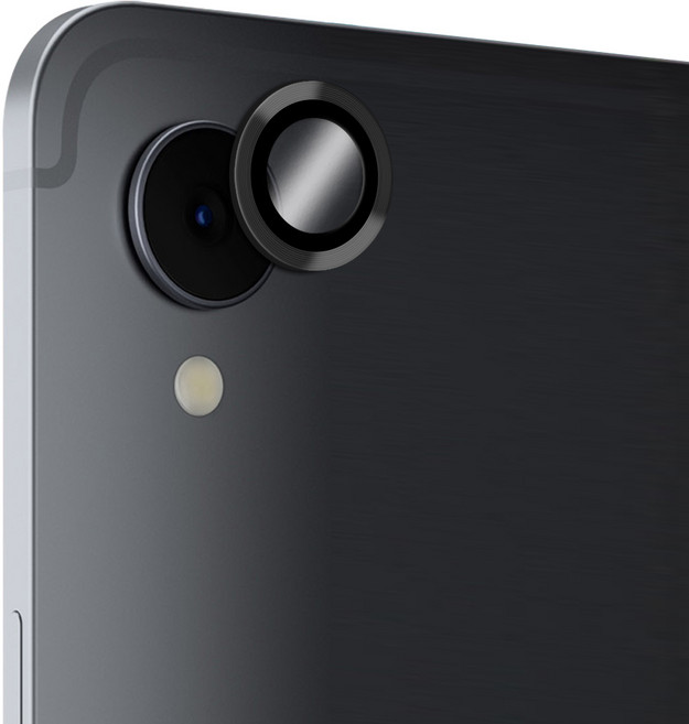 갤럭시탭 강화유리 카메라 보호필름 초슬림 스틸 링, 1개, 블랙