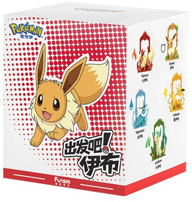 Funism 玩樂主義 寶可夢伊布系列盲盒, 1個, 單支盲抽 X2A07